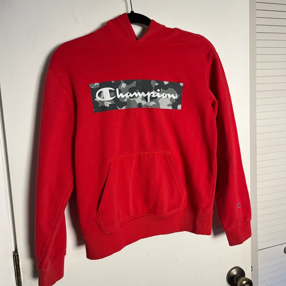 Champion Red Boy’s Hoodie